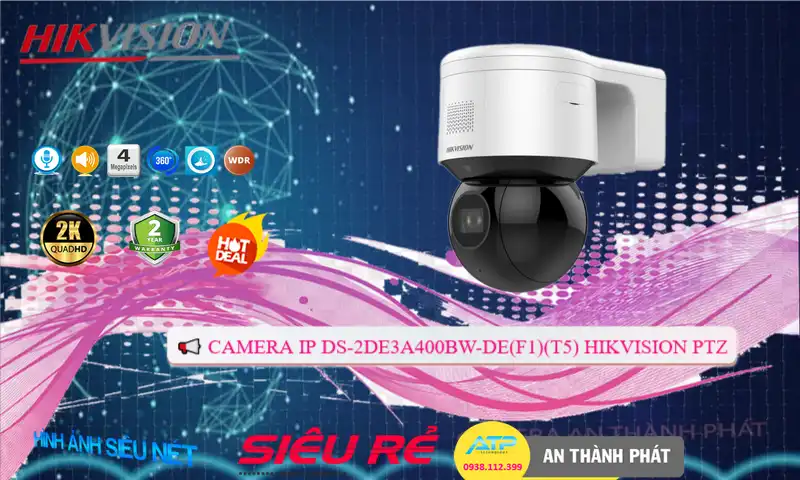 DS-2DE3A400BW-DE(F1)(T5) sắc nét Hikvision
