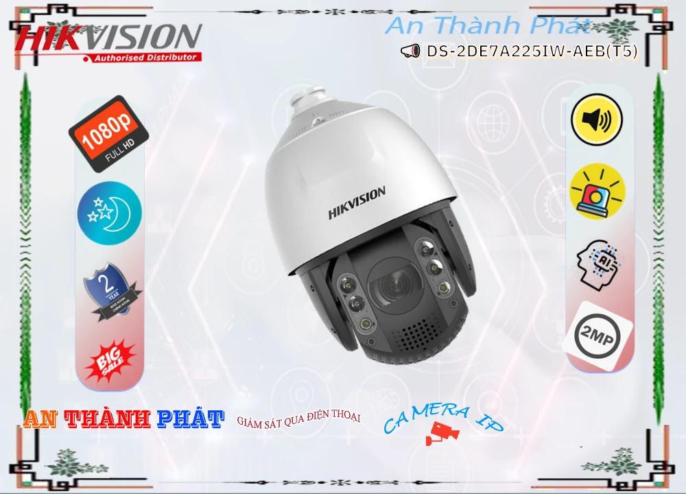 Camera Hikvision DS-2DE7A225IW-AEB(T5),DS 2DE7A225IW AEB(T5),Giá Bán DS-2DE7A225IW-AEB(T5) Camera Giá rẻ Hikvision