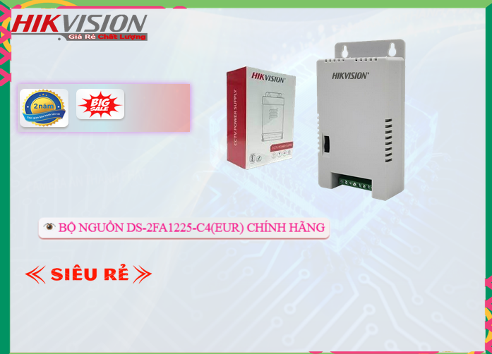 BỘ CHIA NGUỒN HIKVISION DS-2FA1225-C4(EUR),DS 2FA1225 C4 (EUR),Giá Bán DS-2FA1225-C4 (EUR),DS-2FA1225-C4 (EUR) Giá