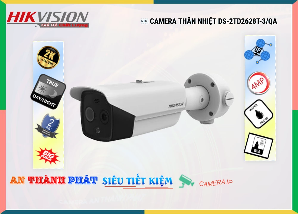 Camera Hikvision DS-2TD2628T-3/QA,thông số DS-2TD2628T-3/QA, IP DS-2TD2628T-3/QA Giá rẻ,DS 2TD2628T 3/QA,Chất Lượng