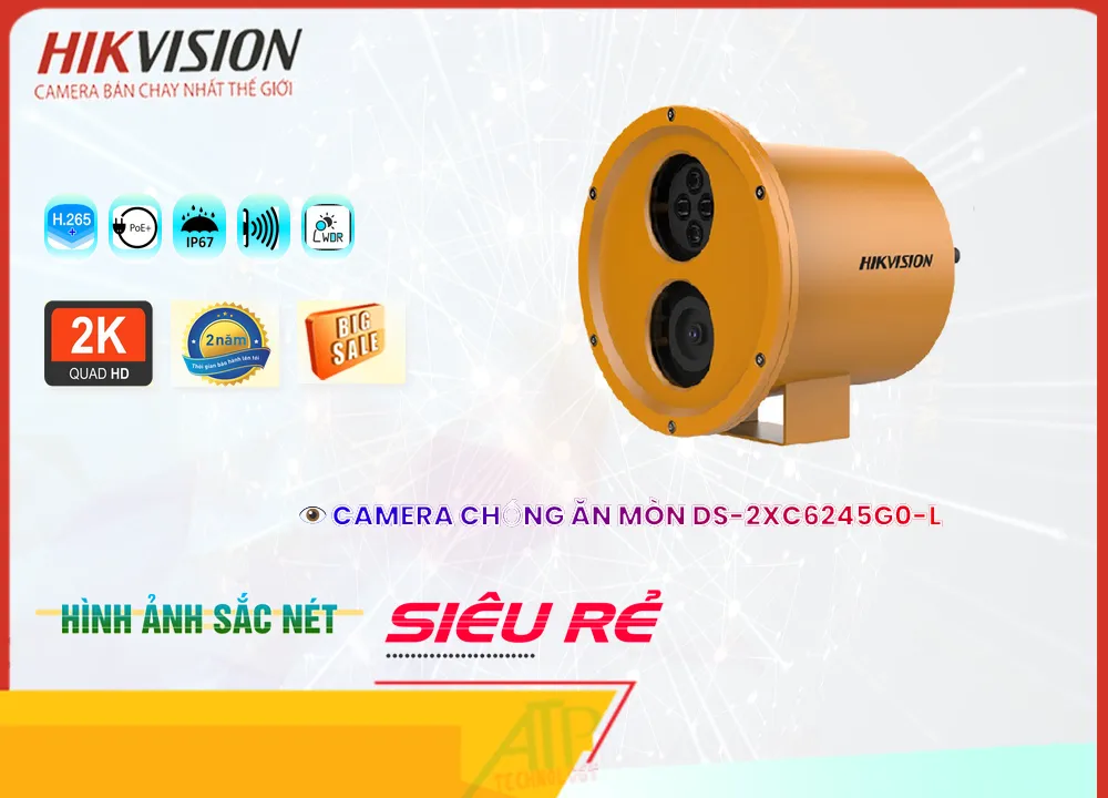 Camera Hikvision DS-2XC6245G0-L,DS-2XC6245G0-L Giá rẻ,DS 2XC6245G0 L,Chất Lượng DS-2XC6245G0-L Camera An Ninh Hikvision