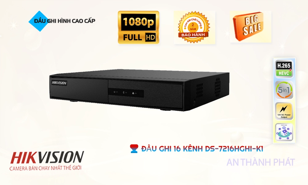 DS-7216HGHI-K1 Đầu ghi Camera Hikvision Đang giảm giá DS-7216HGHI-K1 Đầu ghi Camera Hikvision Đang giảm giá