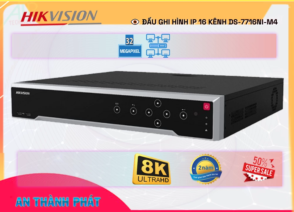 Đầu Ghi Hikvision DS-7716NI-M4,thông số DS-7716NI-M4, HD IP DS-7716NI-M4 Giá rẻ,DS 7716NI M4,Chất Lượng