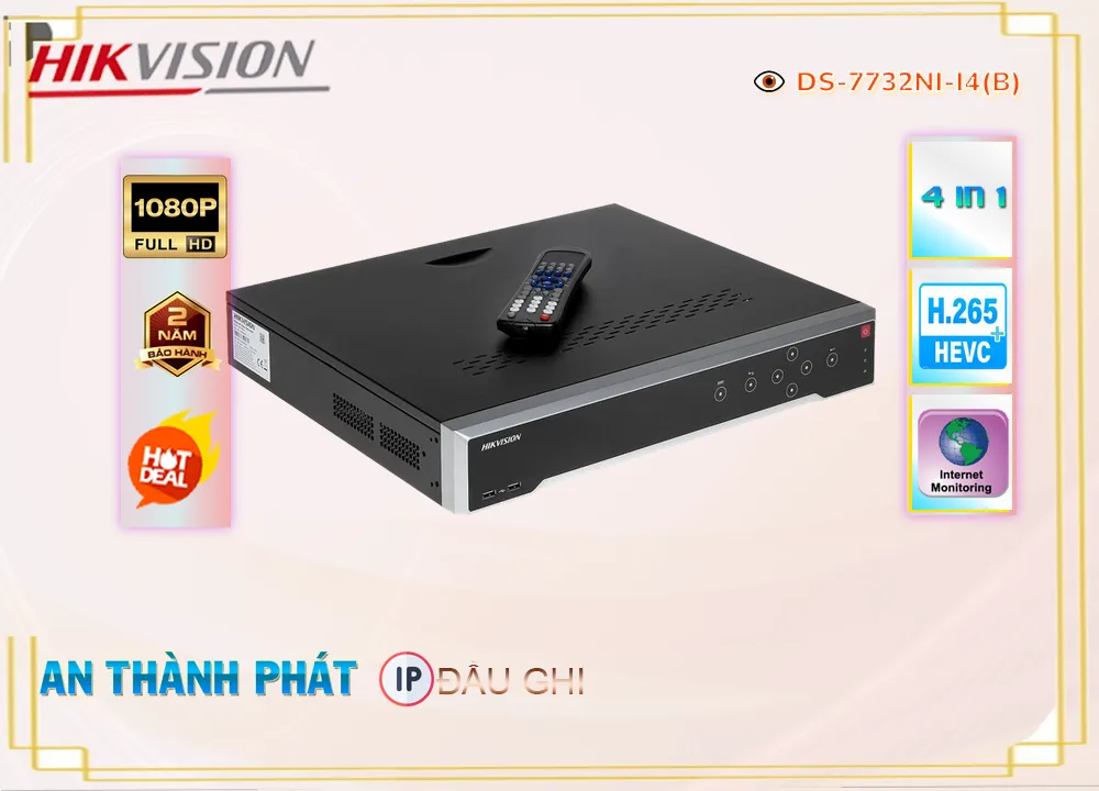Đầu Thu Hikvision DS-7732NI-I4(B),DS-7732NI-I4(B) Giá rẻ,DS 7732NI I4(B),Chất Lượng Đầu Ghi Camera DS-7732NI-I4(B)