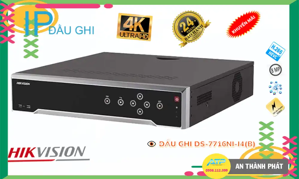 Đầu Ghi Hình Hikvision DS-7732NI-K4/16P,thông số DS-7732NI-K4/16P, HD IP DS-7732NI-K4/16P Giá rẻ,DS 7732NI K4/16P,Chất