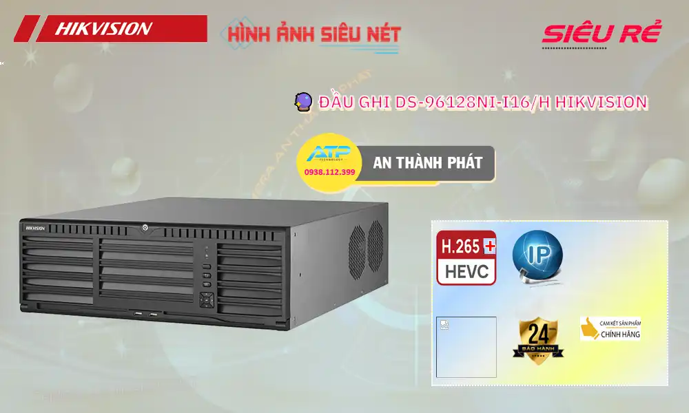 DS-96128NI-I16/H sắc nét Hikvision DS-96128NI-I16/H sắc nét Hikvision