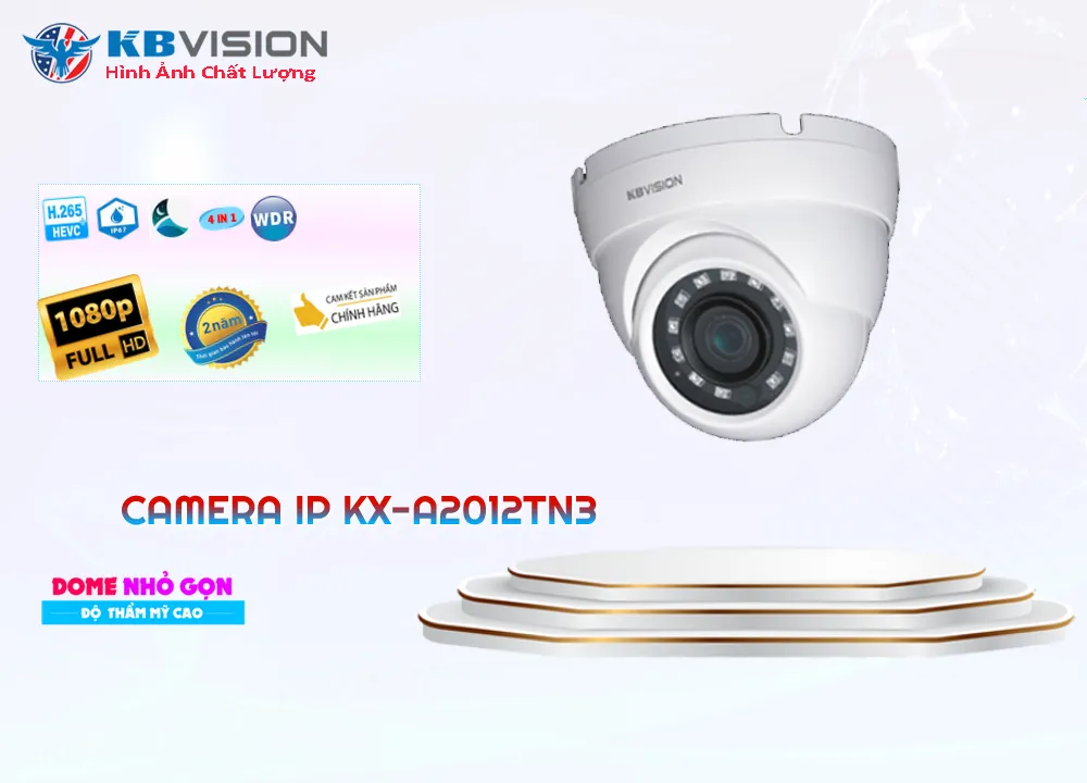 Camera IP Dome KX-A2012TN3 Kbvision,KX-A2012TN3 Giá rẻ,KX-A2012TN3 Giá Thấp Nhất,Chất Lượng Ip POE Sắc Nét