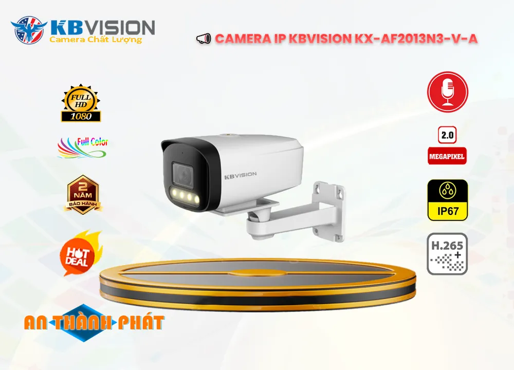 Camera IP Kbvision Full Color KX-AF2013N3-V-A,Chất Lượng KX-AF2013N3-V-A,KX-AF2013N3-V-A Công Nghệ Mới, Ip POE Sắc Nét