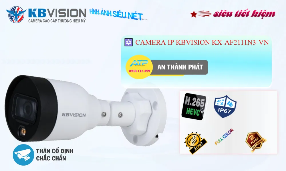 Điểm nổi bật của camera IP KX-AF2111N3-VN