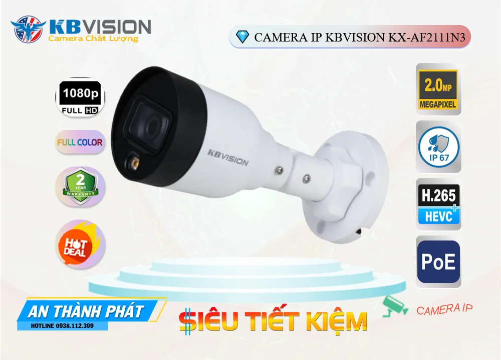 Camera IP Kbvision KX-AF2111N3,Giá KX-AF2111N3,KX-AF2111N3 Giá Khuyến Mãi,bán KBvision KX-AF2111N3 Giá rẻ ,KX-AF2111N3
