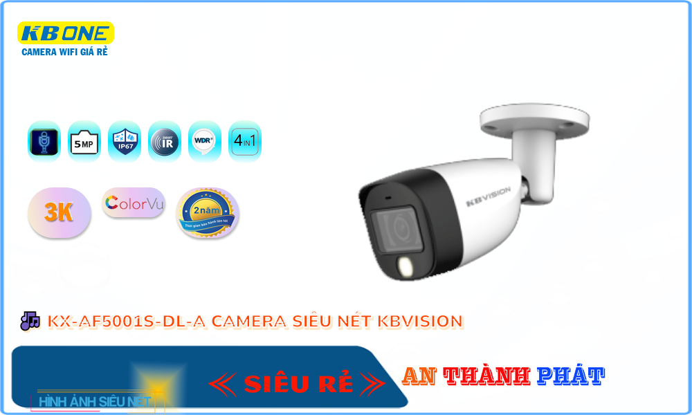 KX AF5001S DL A,Camera KX-AF5001S-DL-A KBvision,KX-AF5001S-DL-A Giá rẻ, HD Anlog KX-AF5001S-DL-A Công Nghệ