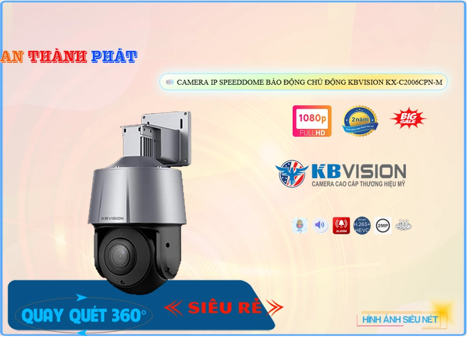 Camera KBvision KX-C2006CPN-M,KX-C2006CPN-M Giá rẻ,KX C2006CPN M,Chất Lượng Camera Giá Rẻ KBvision KX-C2006CPN-M Chức