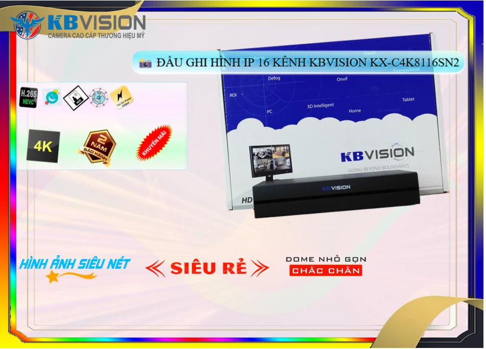 KX C4K8116SN2,Camera KBvision KX-C4K8116SN2,KX-C4K8116SN2 Giá rẻ, HD IP KX-C4K8116SN2 Công Nghệ Mới,KX-C4K8116SN2 Chất
