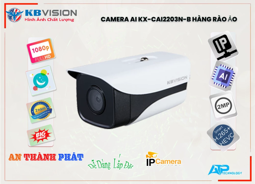 Camera KBvision KX-CAi2203N-B,KX CAi2203N B,Giá Bán Camera An Ninh KBvision KX-CAi2203N-B Sắc Nét ,KX-CAi2203N-B Giá