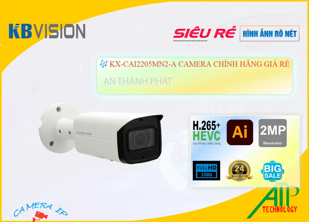 Camera KBvision KX-CAi2205MN2-A,KX-CAi2205MN2-A Giá rẻ,KX-CAi2205MN2-A Giá Thấp Nhất,Chất Lượng IP