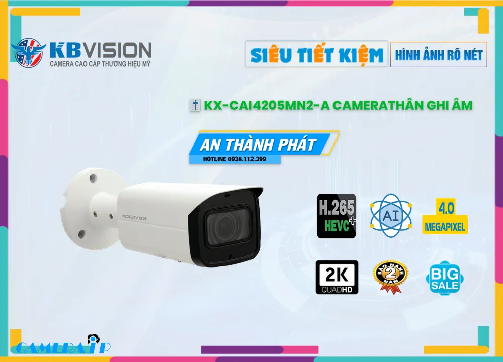 Camera Kbvision KX-CAi4205MN2-A,thông số KX-CAi4205MN2-A,KX CAi4205MN2 A,Chất Lượng KX-CAi4205MN2-A,KX-CAi4205MN2-A