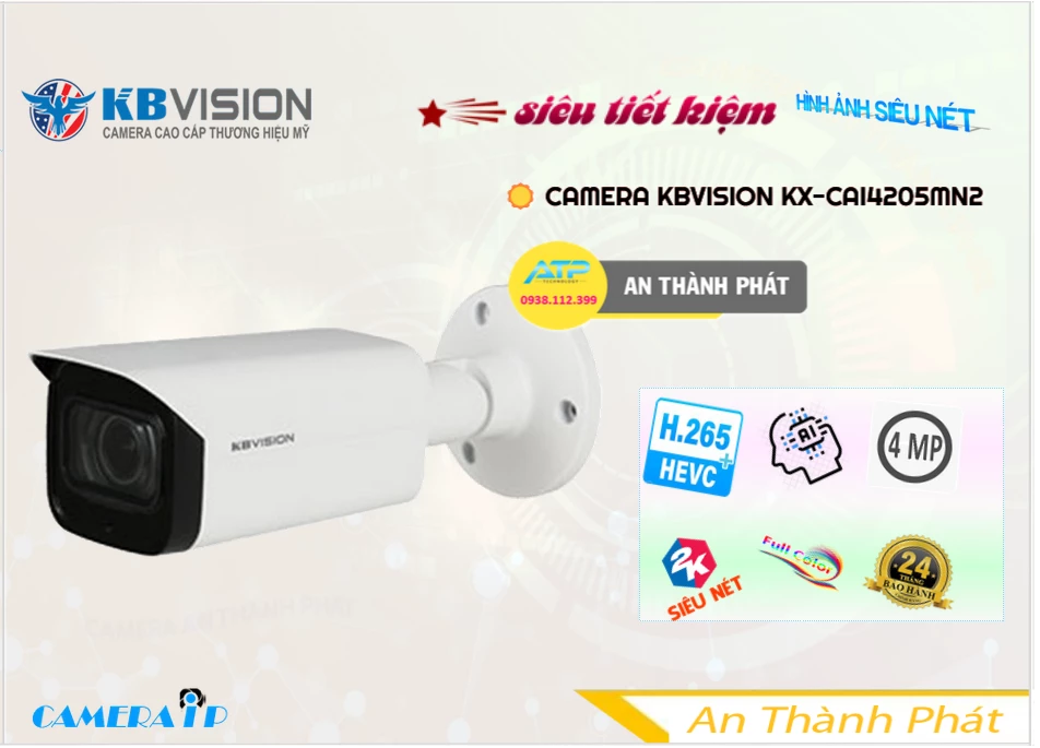 Camera Kbvision KX-CAi4205MN2,Giá KX-CAi4205MN2,KX-CAi4205MN2 Giá Khuyến Mãi,bán KX-CAi4205MN2 Camera An Ninh Thiết kế