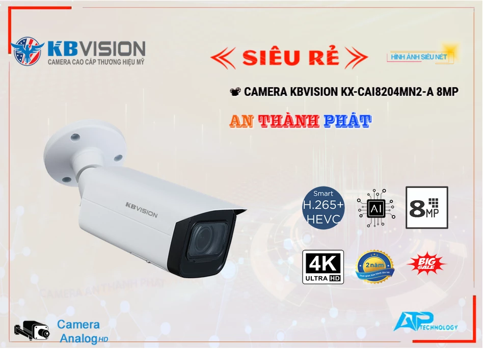 Camera KBvision KX-CAi8205MN2-A,KX-CAi8205MN2-A Giá Khuyến Mãi, HD IP KX-CAi8205MN2-A Giá rẻ,KX-CAi8205MN2-A Công Nghệ