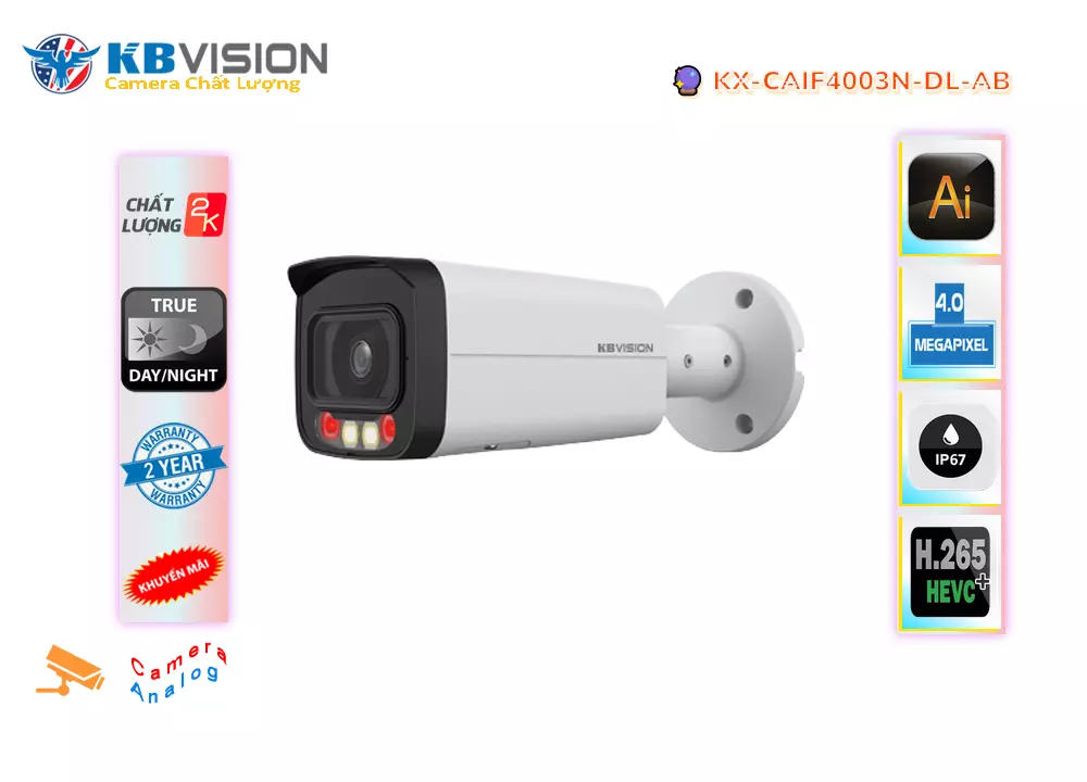 Camera Kbvision KX-CAiF4003N-DL-AB,thông số KX-CAiF4003N-DL-AB,KX CAiF4003N DL AB,Chất Lượng
