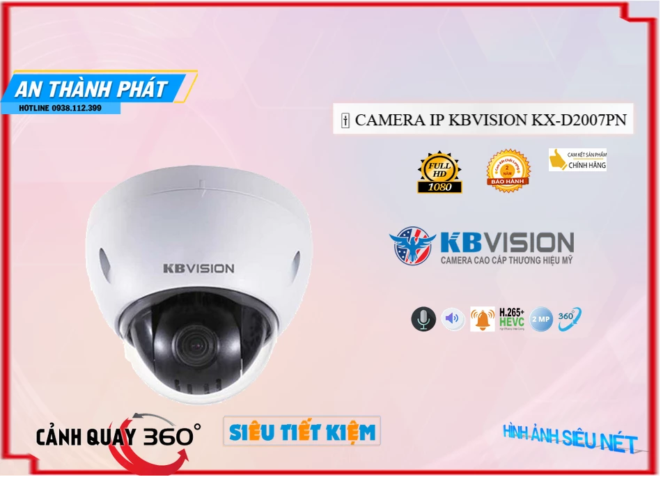 Camera KBvision KX-D2007PN,Giá KX-D2007PN,KX-D2007PN Giá Khuyến Mãi,bán Camera An Ninh KBvision KX-D2007PN Mẫu