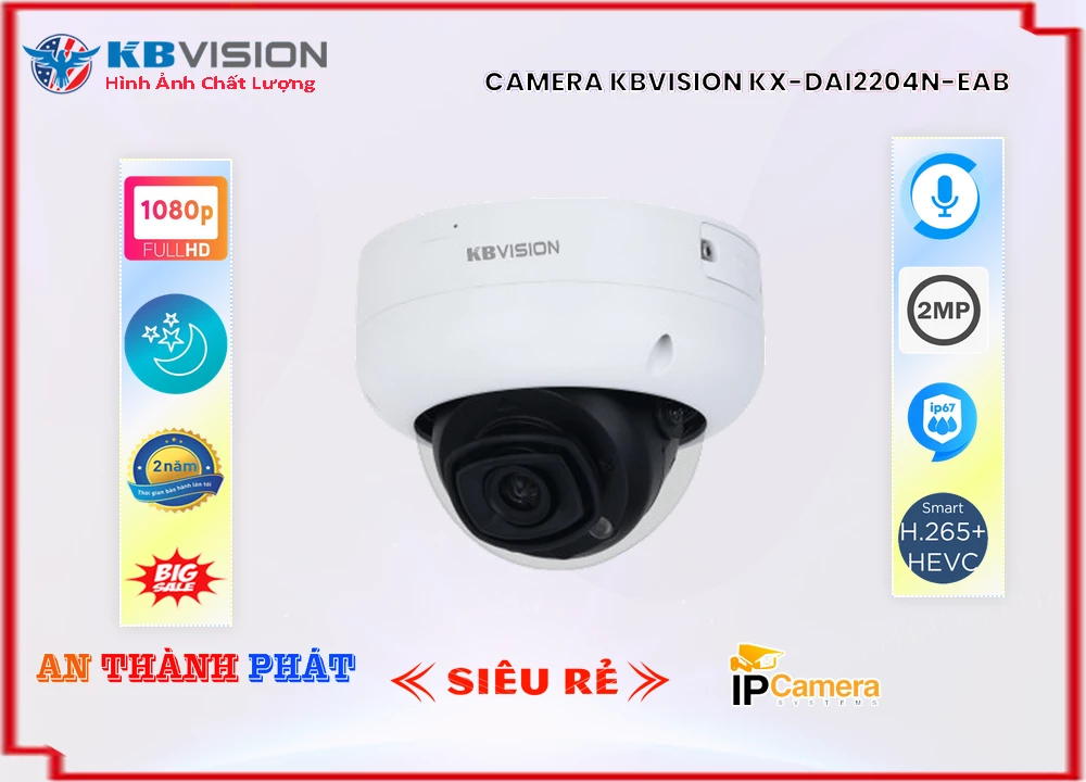 Camera KBvision KX-DAi2204N-EAB,Giá KX-DAi2204N-EAB,phân phối KX-DAi2204N-EAB,Camera KBvision Sắc Nét
