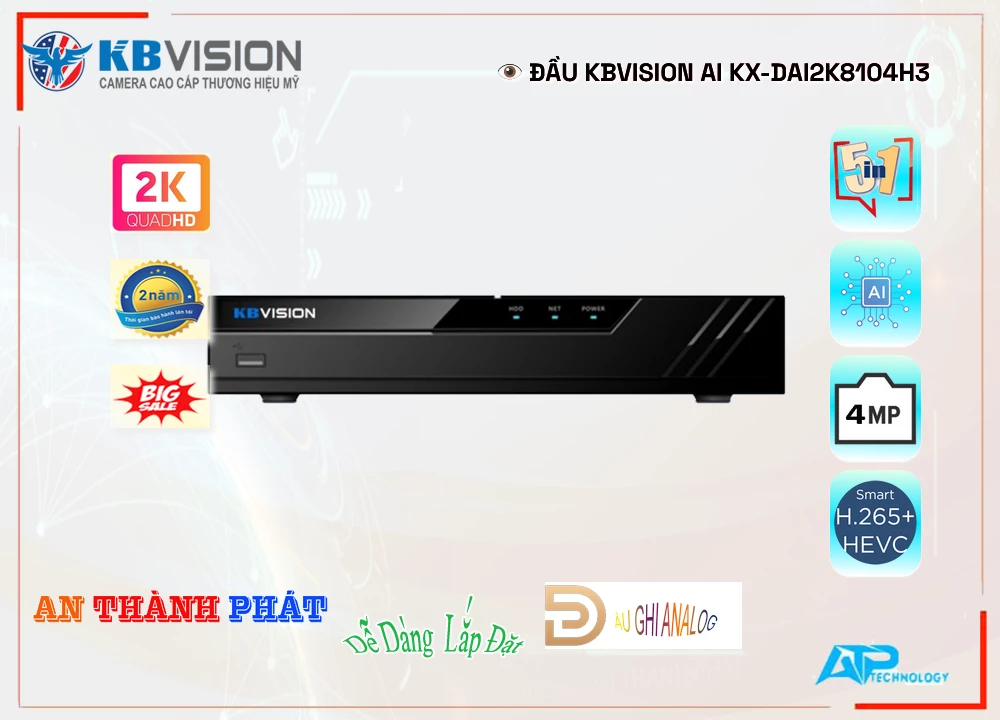Camera KBvision KX-DAi2K8104H3,thông số KX-DAi2K8104H3,KX DAi2K8104H3,Chất Lượng KX-DAi2K8104H3,KX-DAi2K8104H3 Công