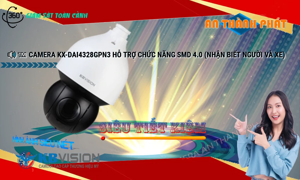 Camera KX-DAi4328GPN3 Mẫu Đẹp ☑