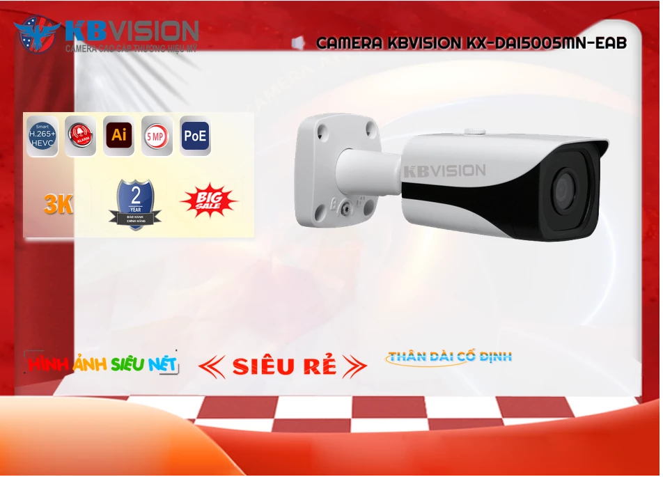 Camera Kbvision KX-DAi5005MN-EAB,KX-DAi5005MN-EAB Giá rẻ,KX DAi5005MN EAB,Chất Lượng Camera KX-DAi5005MN-EAB Sắc Nét
