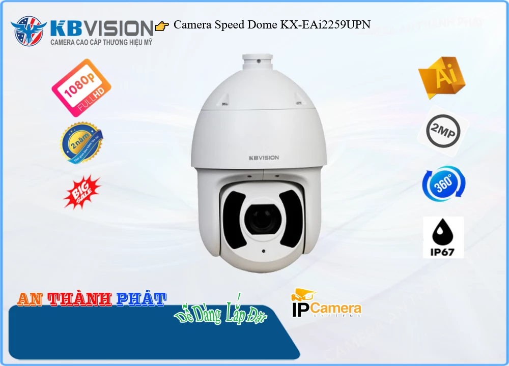 Camera KBvision KX-EAi2259UPN,KX-EAi2259UPN Giá Khuyến Mãi, HD IP KX-EAi2259UPN Giá rẻ,KX-EAi2259UPN Công Nghệ Mới,Địa
