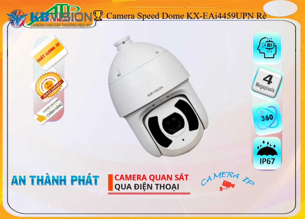 Camera Speed Dome Kbvision KX-EAi4459UPN,Giá KX-EAi4459UPN,phân phối KX-EAi4459UPN,KX-EAi4459UPN Camera An Ninh Giá rẻ