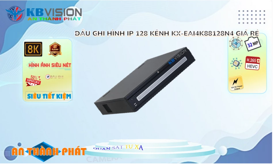 KX-EAi4K88128N4Thiết Bị Ghi Hình Thiết kế Đẹp  KBvision