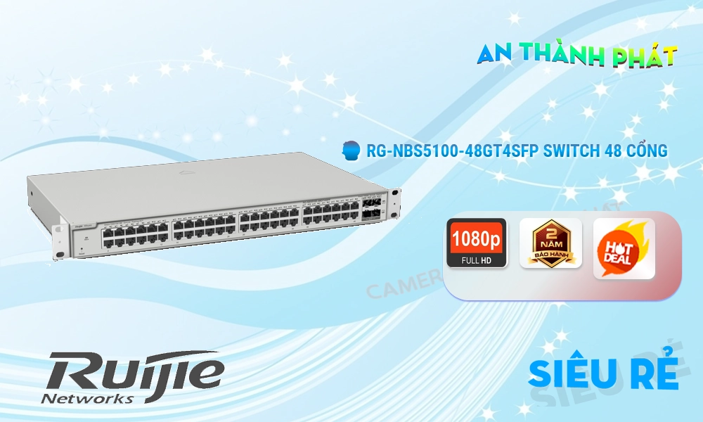 Bộ Quản Lý Mạng RG-NBS5100-48GT4SFP Bộ Quản Lý Mạng RG-NBS5100-48GT4SFP