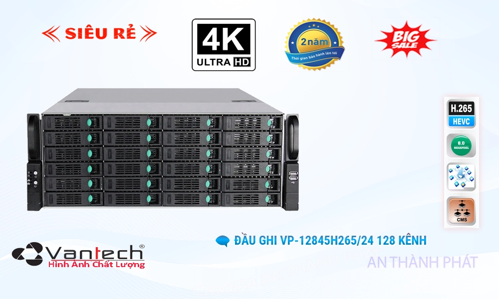 ❇  VP-12845H265/24Thiết Bị Ghi Hình Giá tốt VanTech