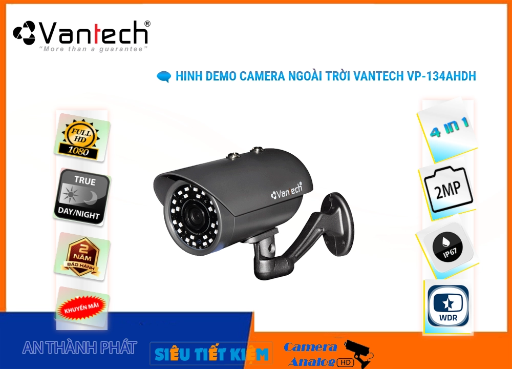 Camera Giá Rẻ VanTech VP-134AHDH Chức Năng Cao Cấp,Giá VP-134AHDH,VP-134AHDH Giá Khuyến Mãi,bán VP-134AHDH, HD Anlog