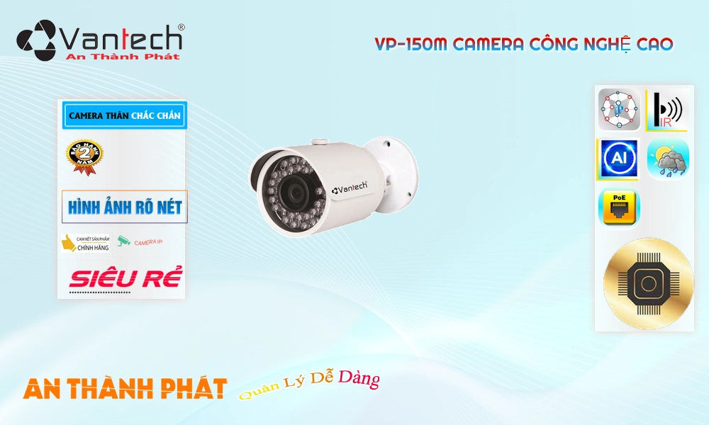 Camera VanTech VP-150M Tiết Kiệm