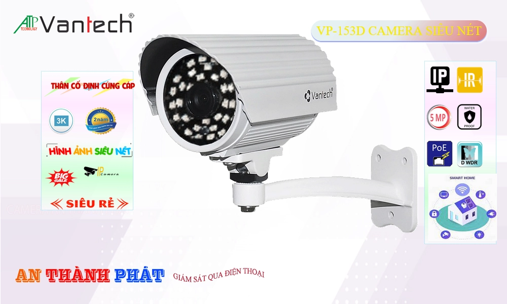 VP-153D Camera Công Nghệ POE Thiết kế Đẹp VanTech VP-153D Camera Công Nghệ POE Thiết kế Đẹp VanTech