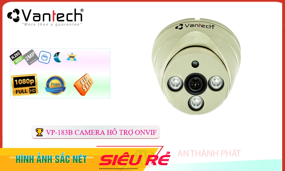 VP-183B Camera Thiết kế Đẹp VanTech,Chất Lượng VP-183B,VP-183B Công Nghệ Mới, Cấp Nguồ Qua Dây Mạng VP-183B Bán Giá