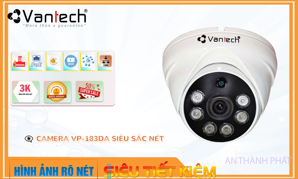 Camera VP-183DA VanTech ✨,thông số VP-183DA, IP POEVP-183DA Giá rẻ,VP 183DA,Chất Lượng VP-183DA,Giá VP-183DA,VP-183DA