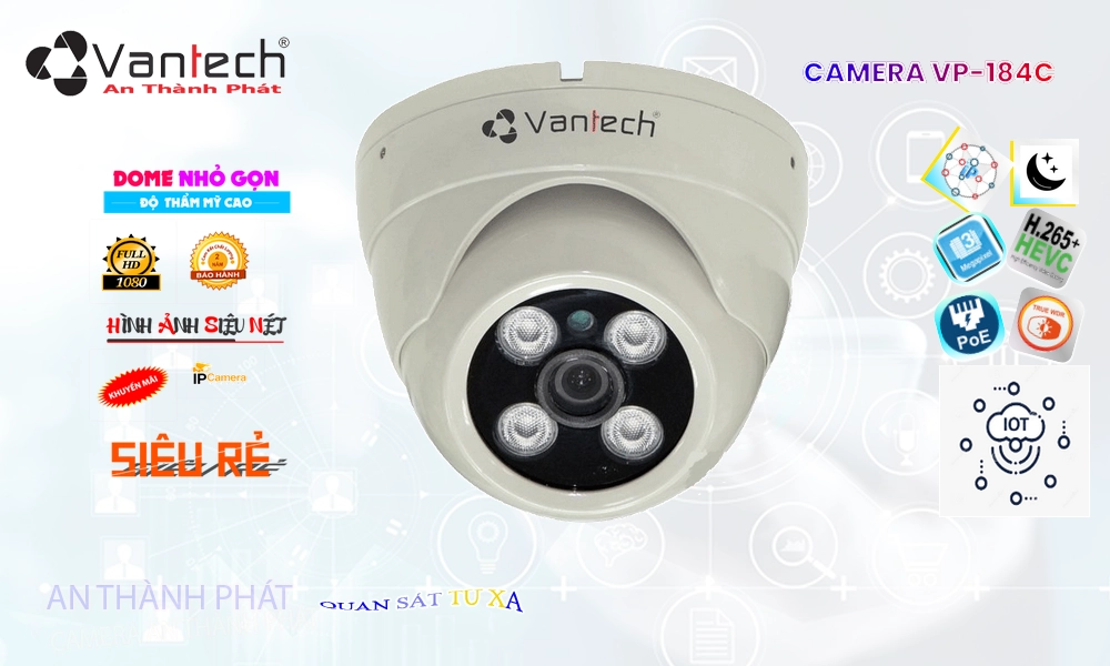 Camera VanTech VP-184C Tiết Kiệm