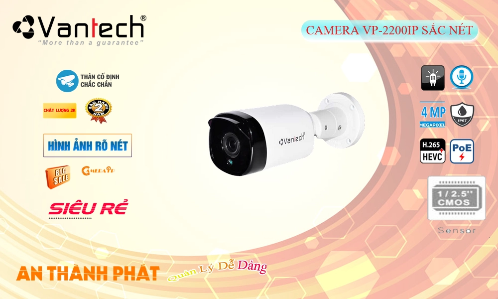 VP-2200IP Camera An Ninh Giá rẻ