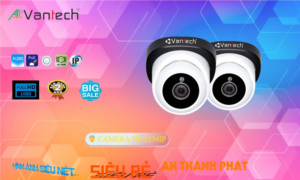 VP-2234IP Camera An Ninh Giá tốt ✓ VP-2234IP Camera An Ninh Giá tốt ✓