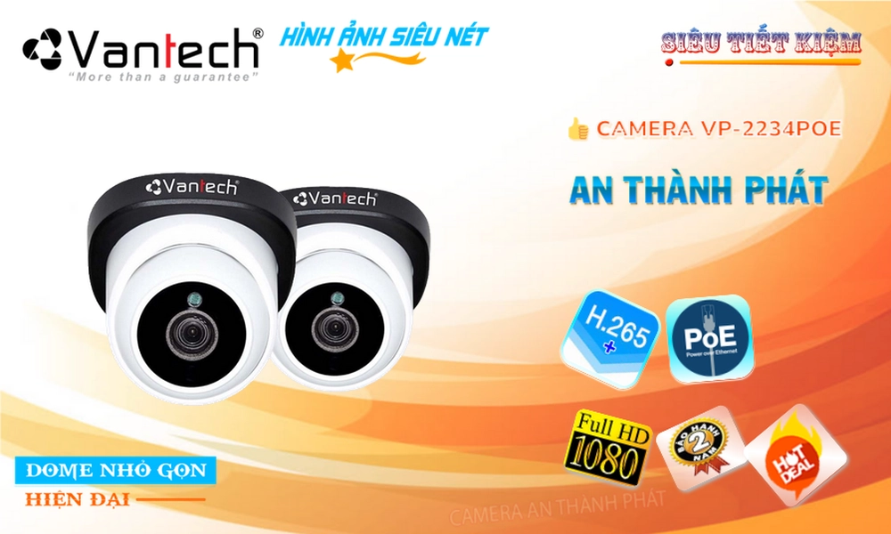 ✲ Camera VanTech Thiết kế Đẹp VP-2234POE ✲ Camera VanTech Thiết kế Đẹp VP-2234POE