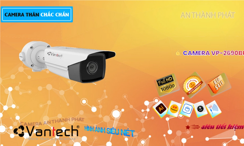 VP-2690BP IP POE Camera Giá Rẻ VanTech VP-2690BP IP POE Camera Giá Rẻ VanTech