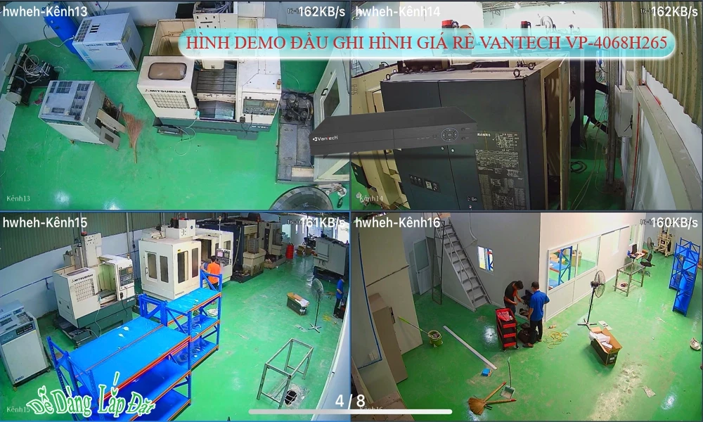 Đầu Ghi VanTech giá rẻ chất lượng cao VP-4068H265