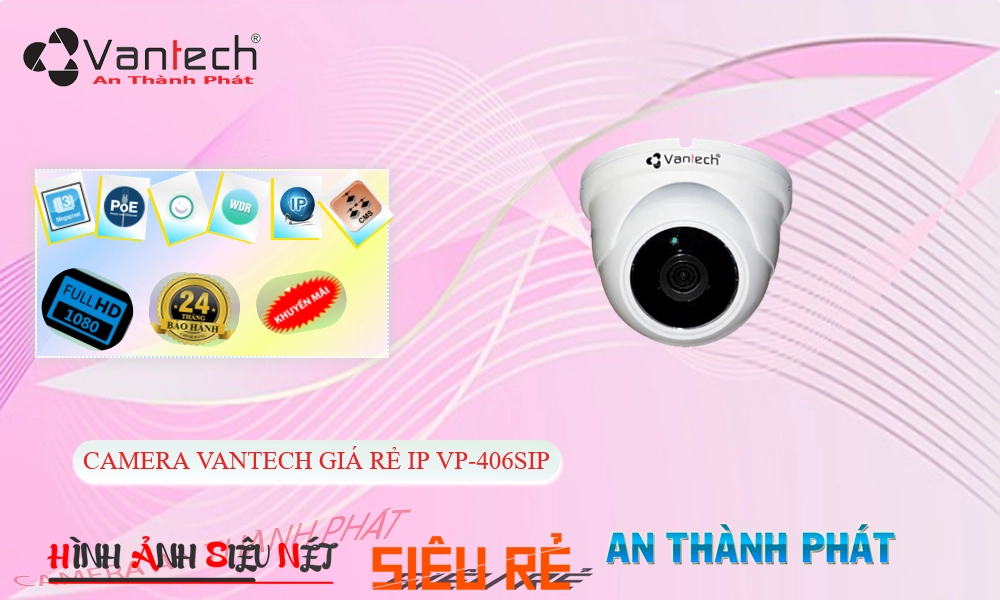 VP-406SIP Camera Công Nghệ IP Chất Lượng VanTech