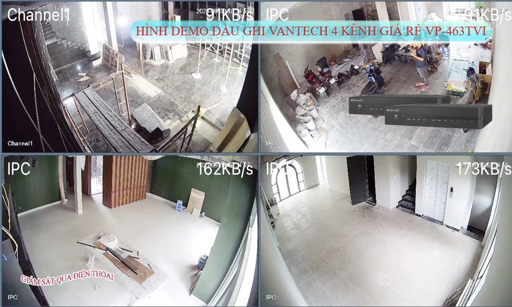 VP-463TVI Đầu Ghi VanTech