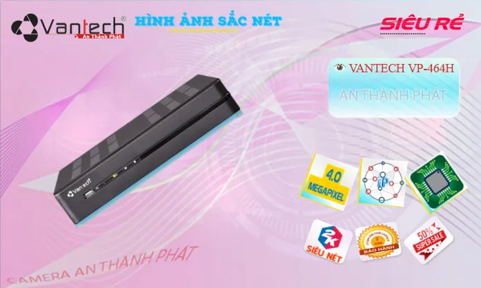 Đầu Ghi VanTech Chức Năng Cao Cấp VP-464H