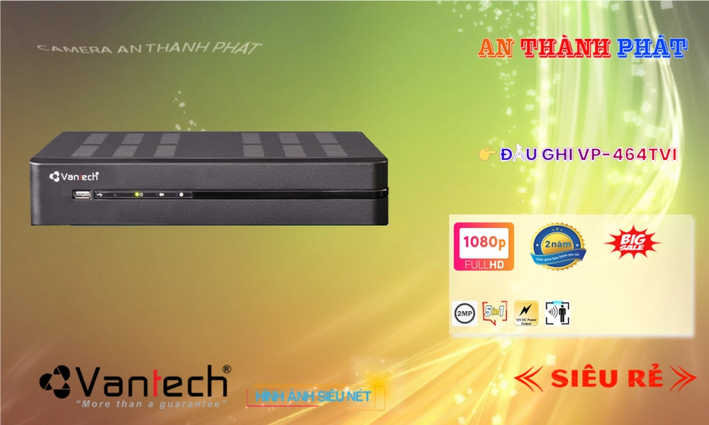 VP-464TVI Đầu Ghi VanTech VP-464TVI Đầu Ghi VanTech
