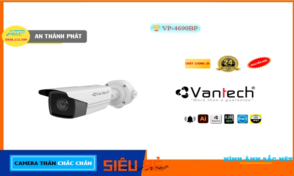 VP 4690BP,Camera An Ninh VanTech VP-4690BP Giá rẻ,Chất Lượng VP-4690BP,Giá Cấp Nguồ Qua Dây Mạng VP-4690BP,phân phối