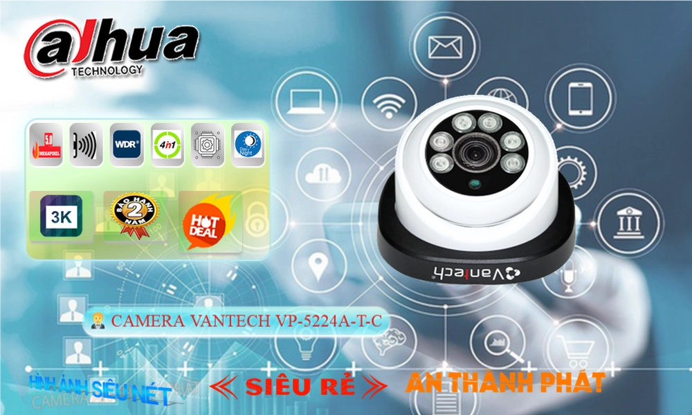 Camera An Ninh VanTech VP-5224A|T|C Chi phí phù hợp Camera An Ninh VanTech VP-5224A|T|C Chi phí phù hợp